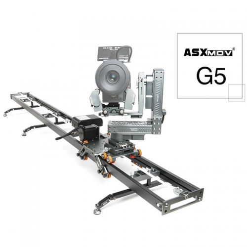 ASXMOV G5 aluminum connectable video film stabilizer dslr video dolly track rail system motorized camera slider for DV camcorder