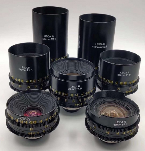 Leica R prime Lenses rehoused